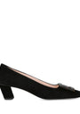 Suede Belle Vivier Pumps 45