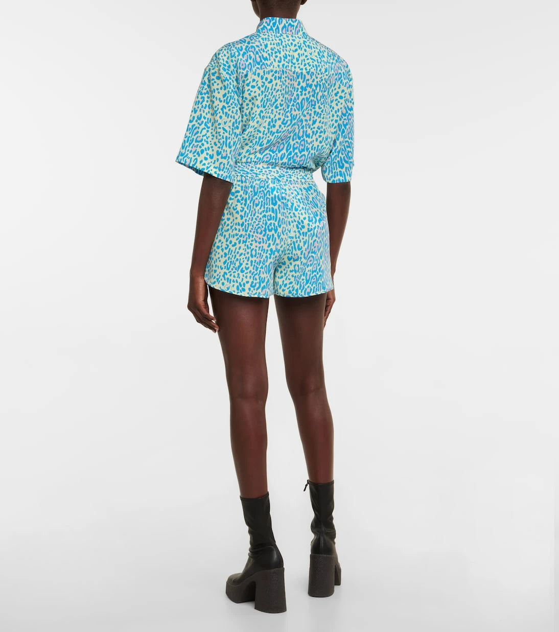 Stella McCartney - Printed silk shorts