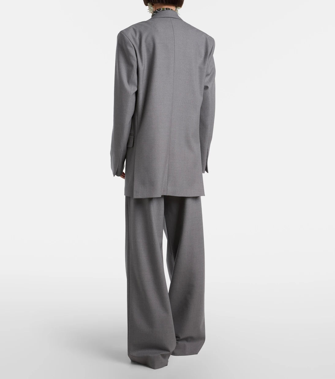 Dries Van Noten - Belted wool-blend wide-leg pants