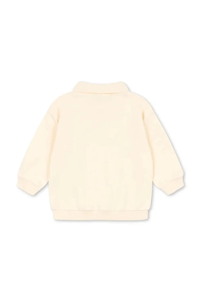 Konges Sløjd SPOTTY LS POLO GOTS Çocuk Pamuklu Sweatshirt