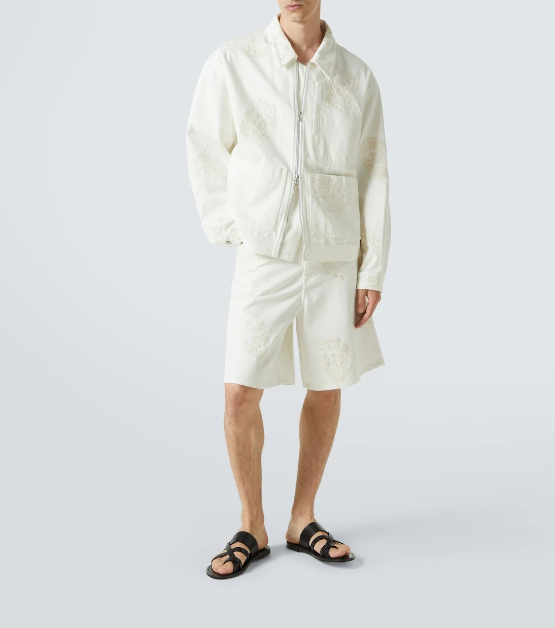 Dries Van Noten - Embroidered denim jacket