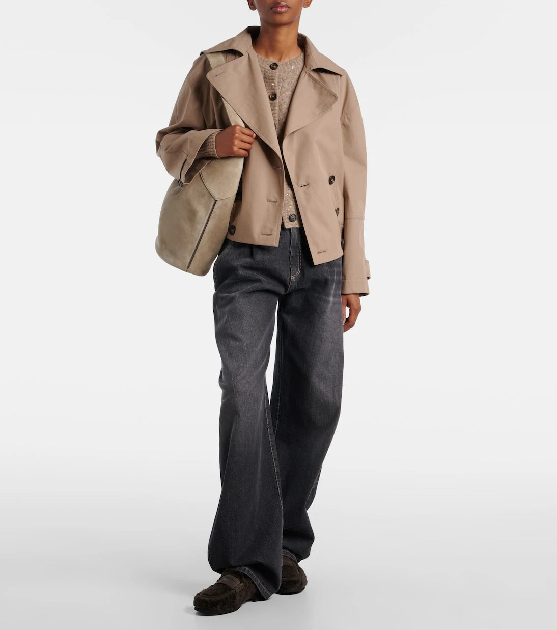Brunello Cucinelli - Monili shearling loafers