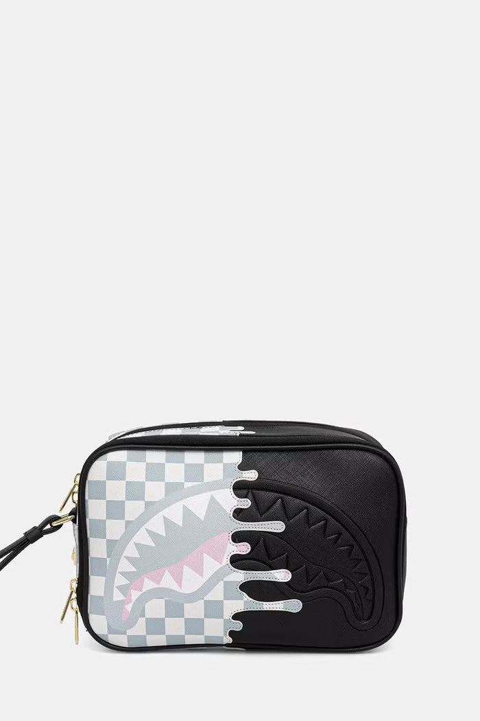 Sprayground suni deri kozmetik çantası