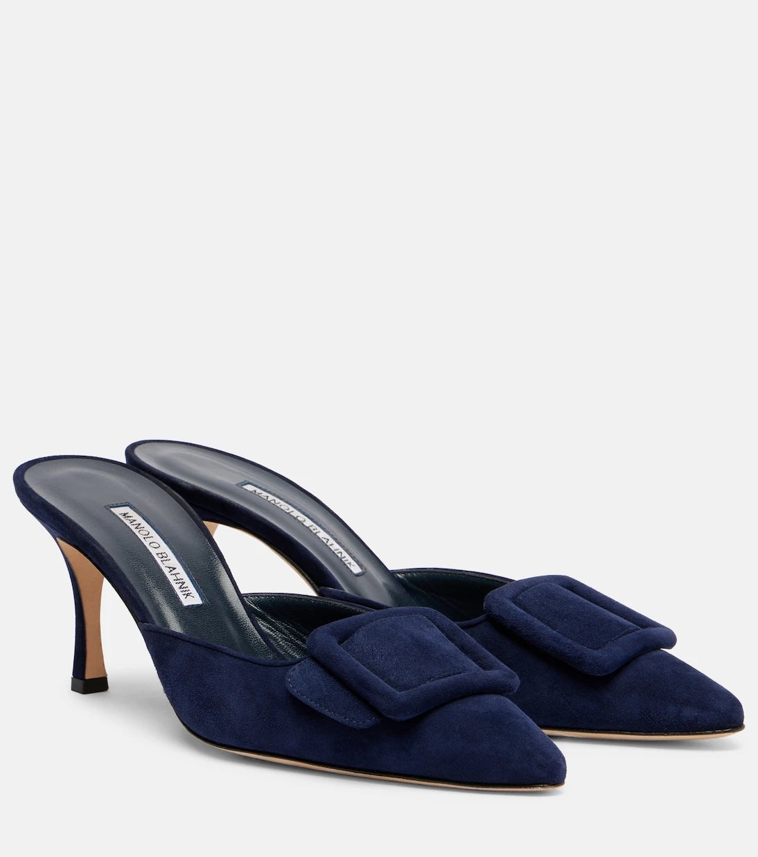 Manolo Blahnik - Maysale 70 suede mules
