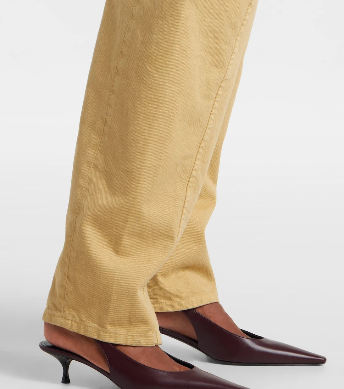 Victoria Beckham - High-rise barrel-leg jeans