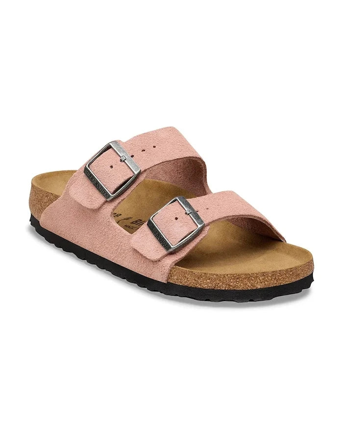 Birkenstock чехли дамски от велур Arizona