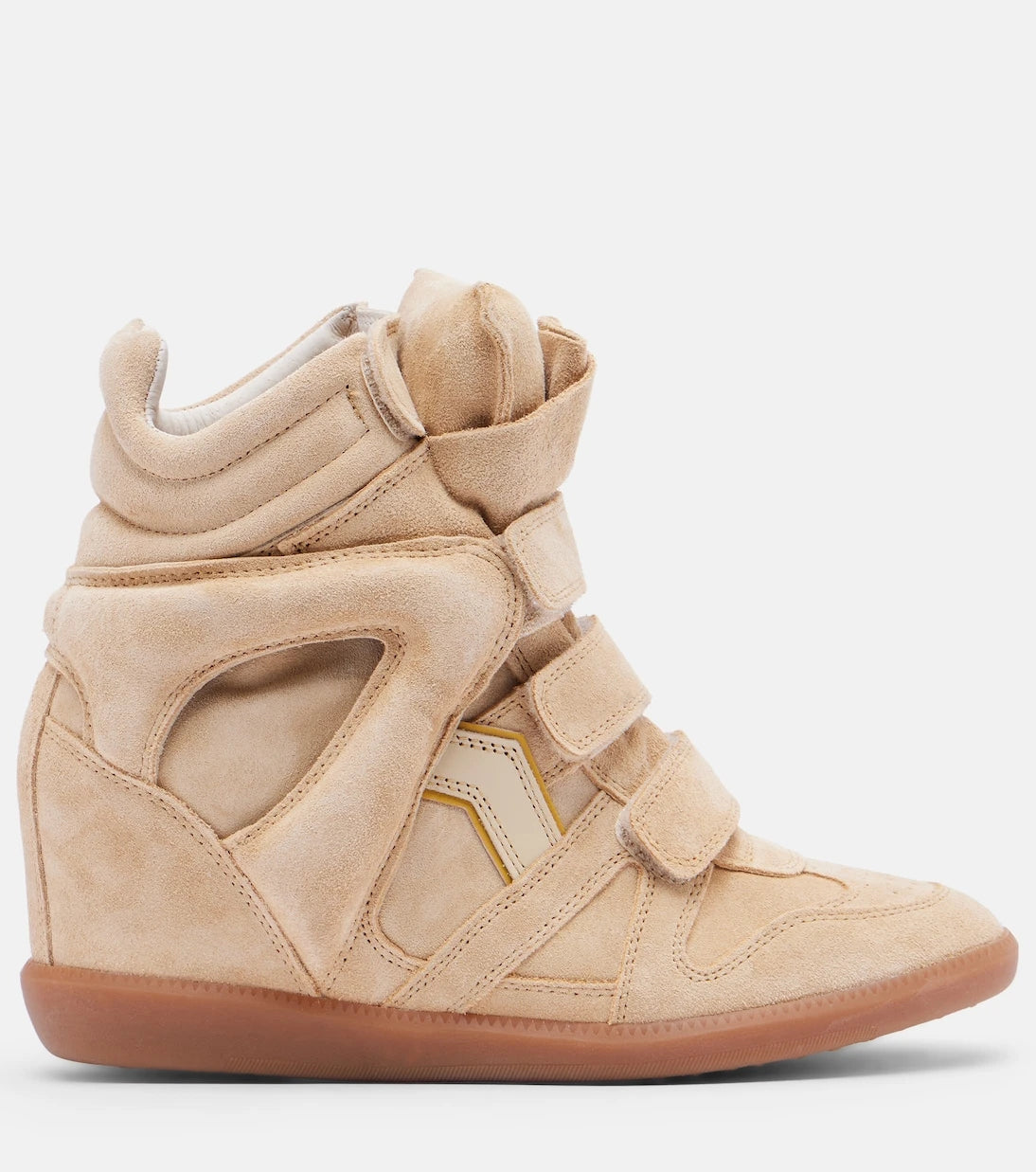 Isabel Marant - Bekett suede wedge sneakers