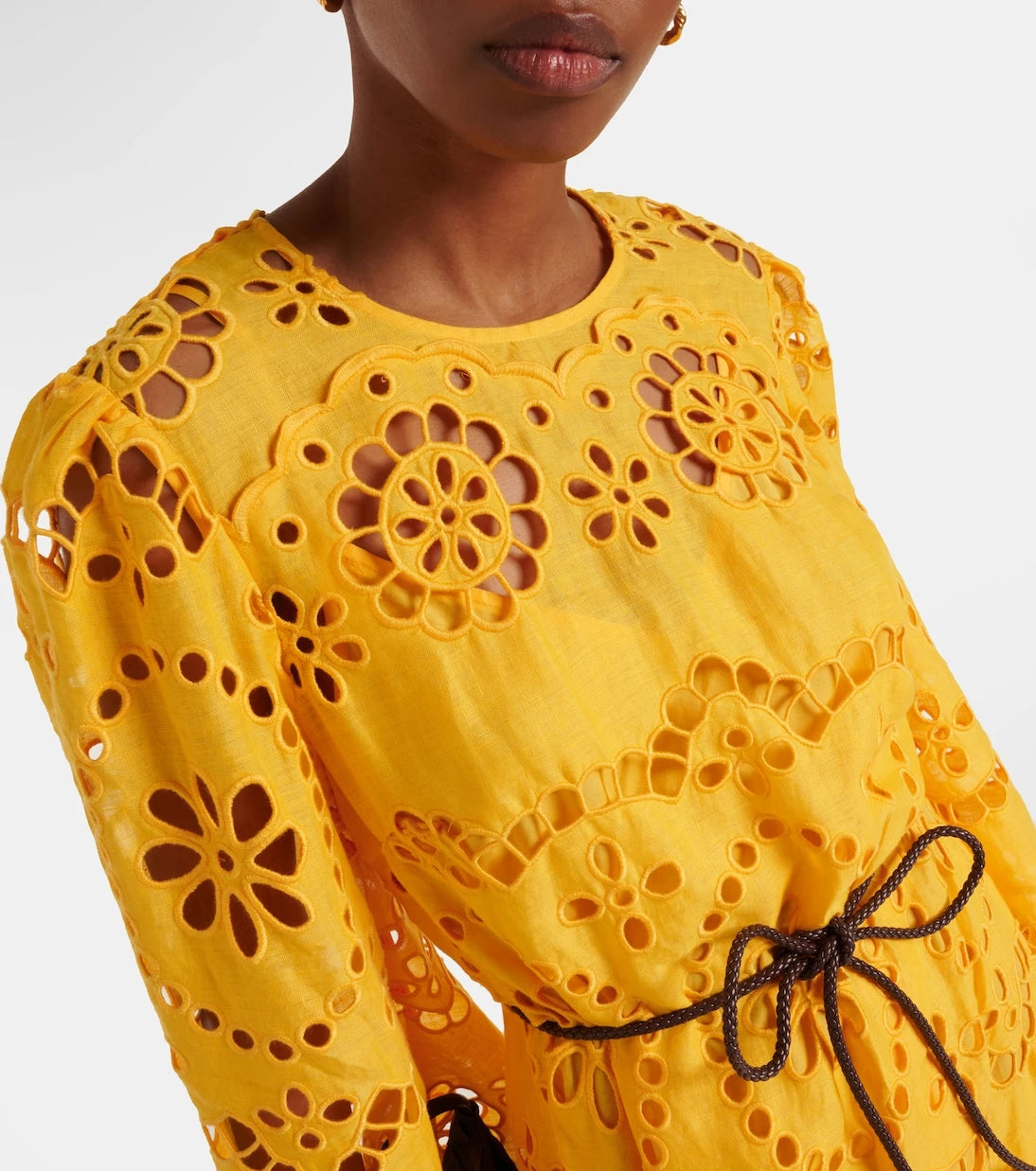 Zimmermann - Pop embroidered midi dress