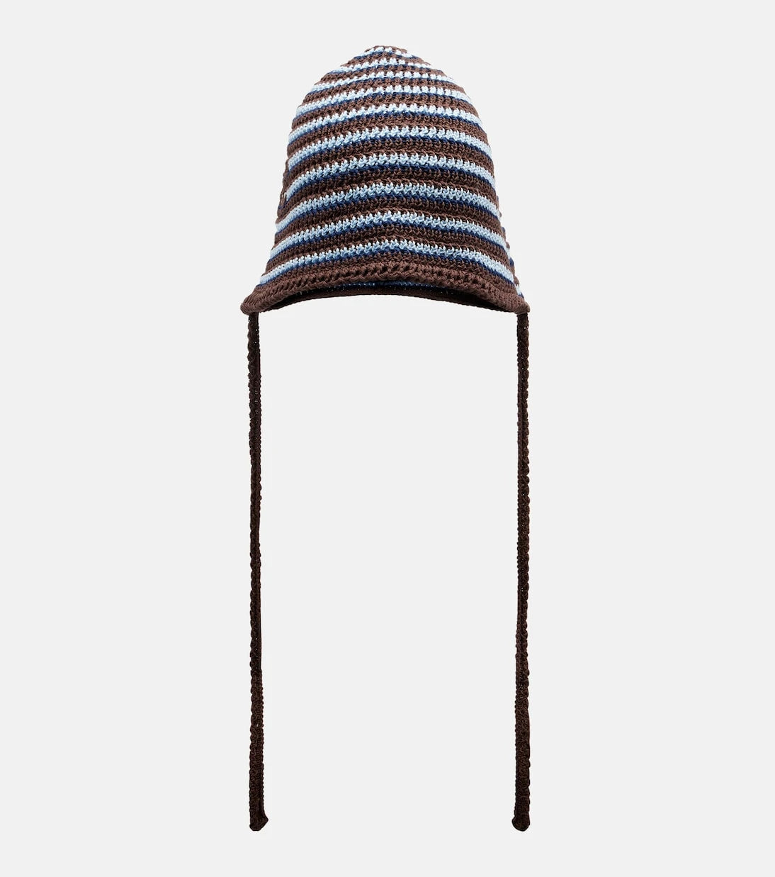 Miu Miu - Striped knitted cotton hat