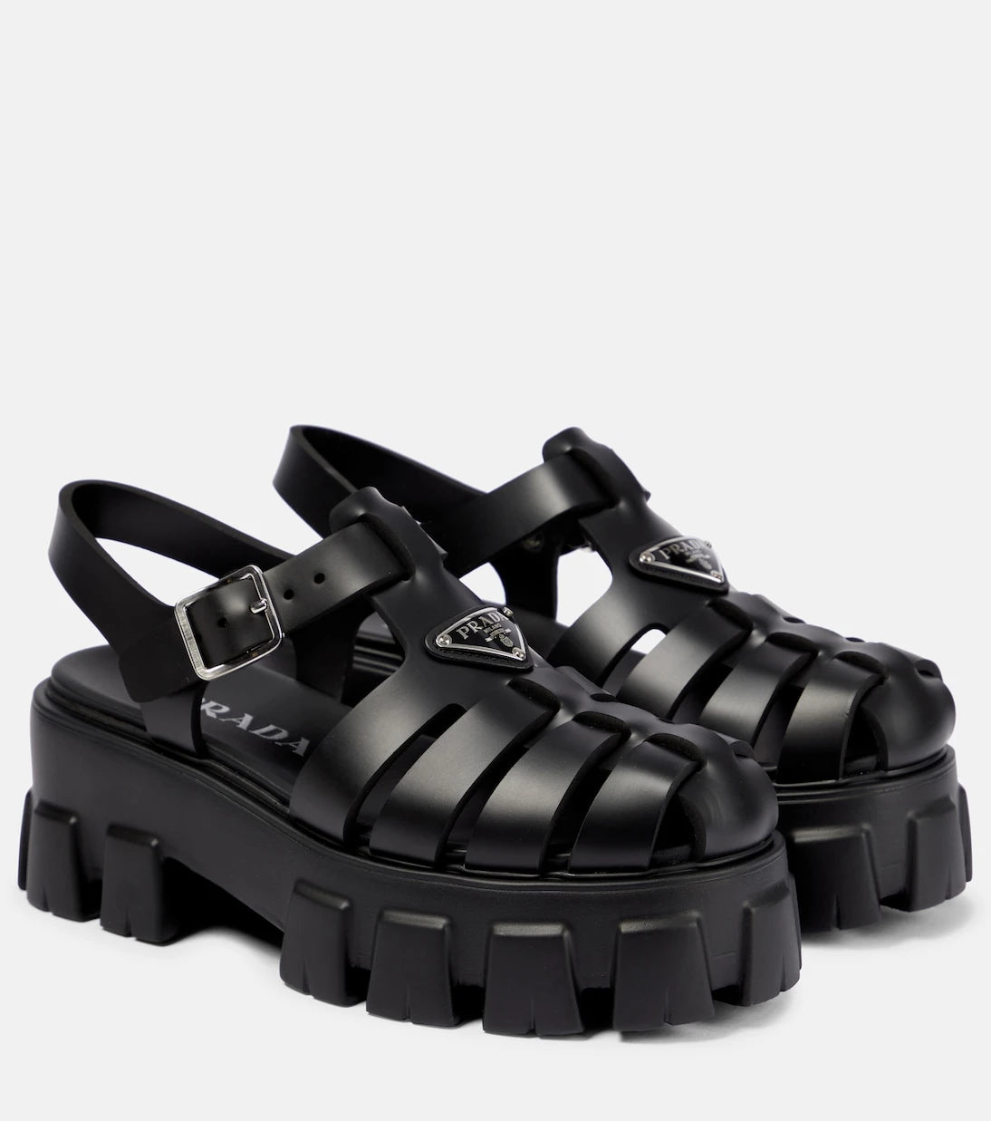 Prada - Monolith platform sandals
