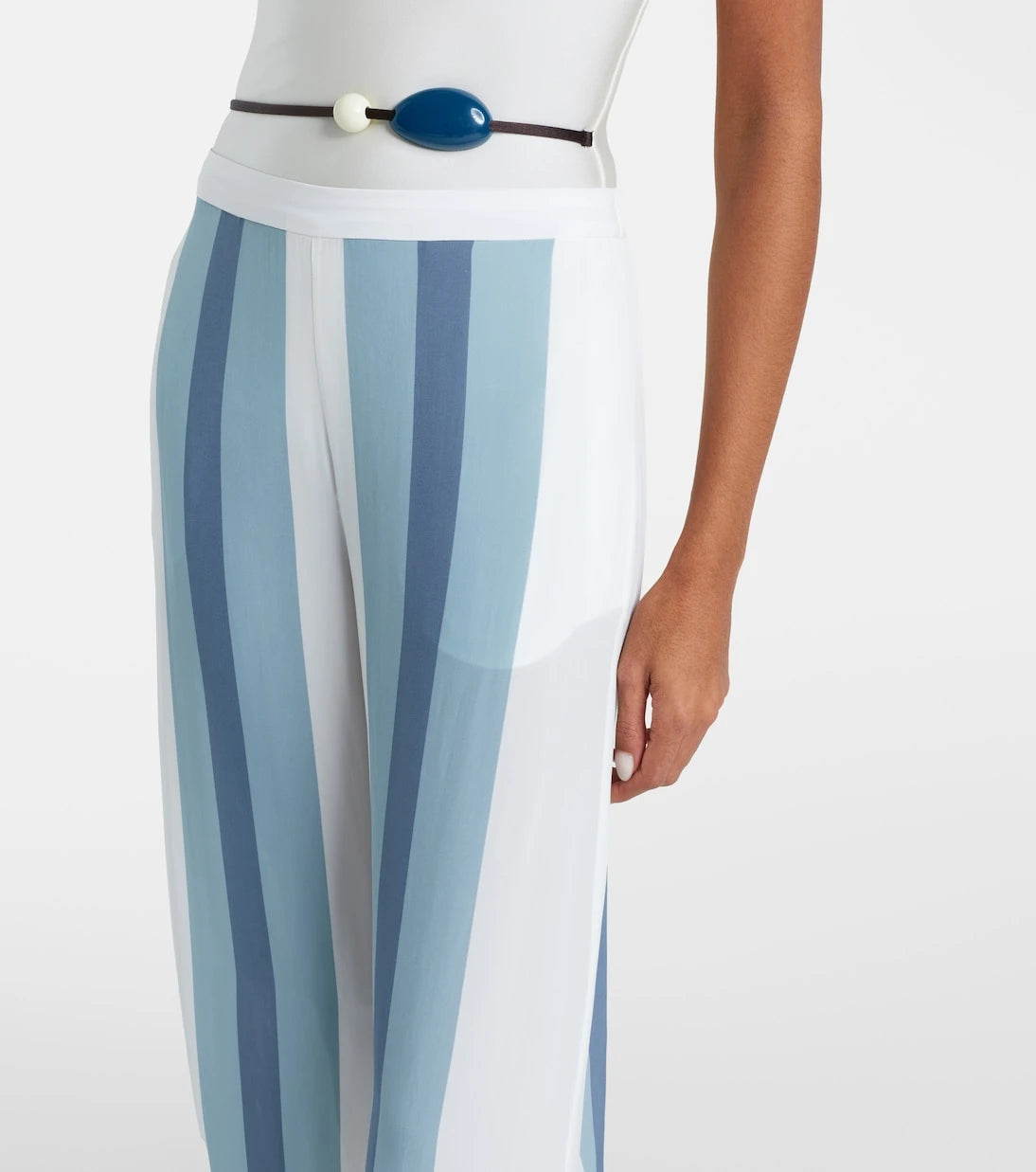 Adriana Degreas - Striped wide-leg pants