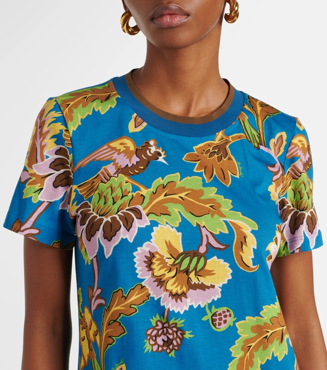 La DoubleJ - Swing printed cotton maxi dress
