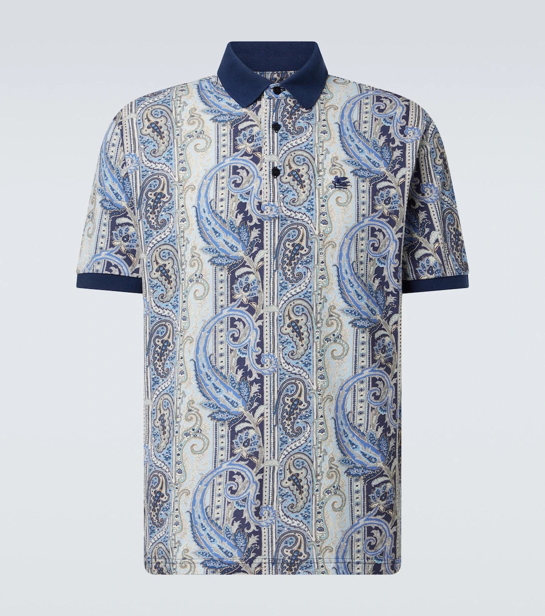 Etro - Paisley cotton polo shirt