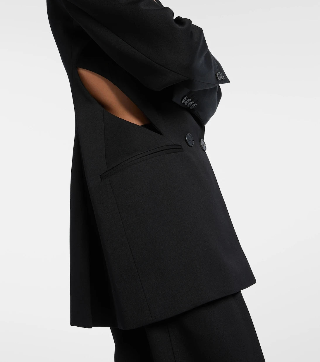 Givenchy - Cutout wool blazer