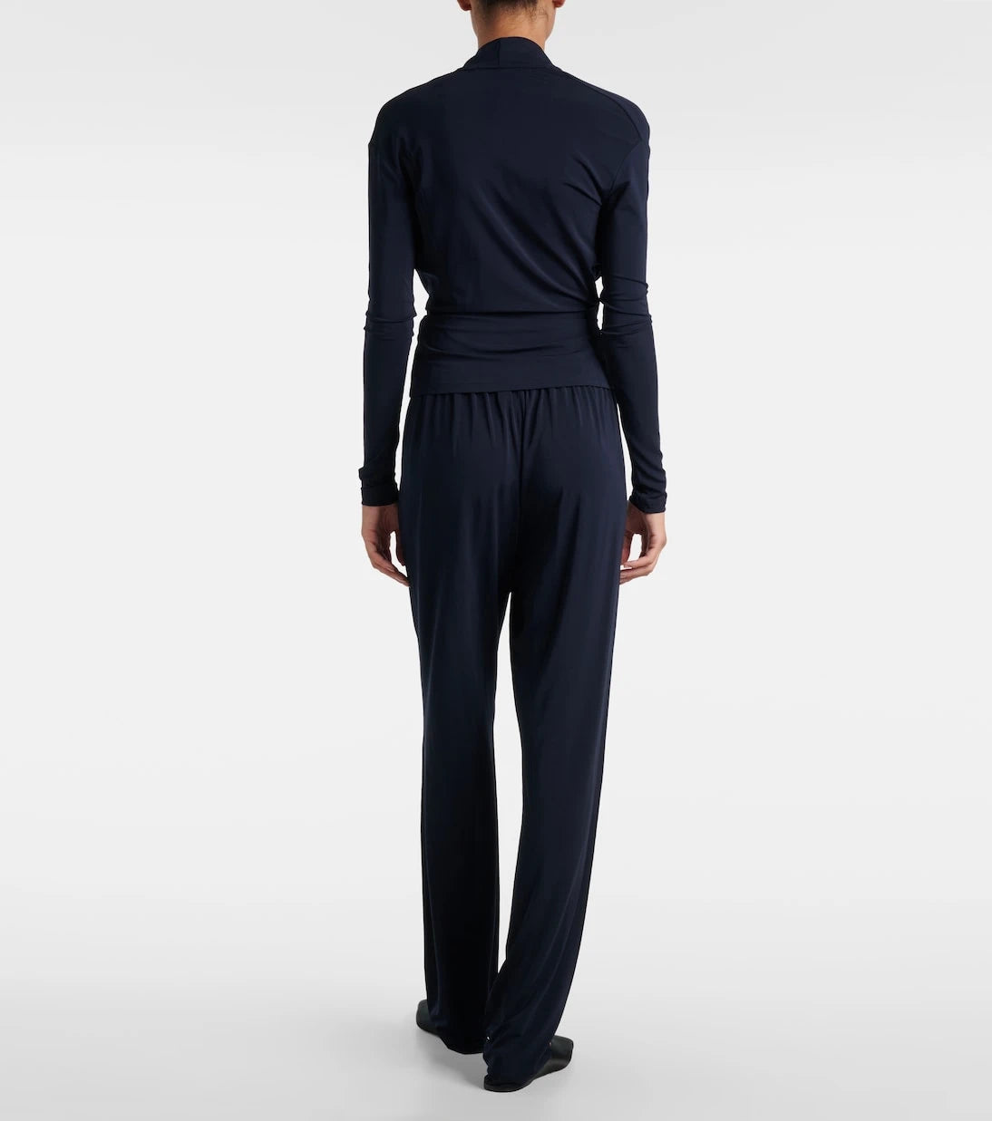 Tove - Fina draped jersey top