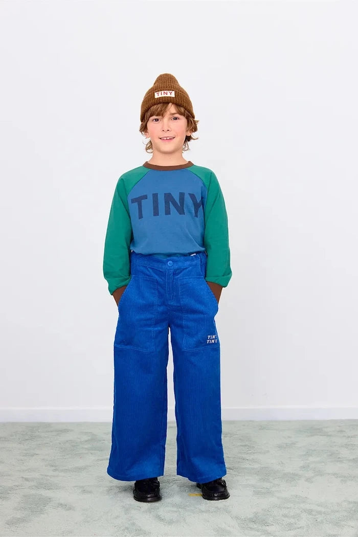 Детски панталон Tinycottons TINY SOLID WOVEN PANT