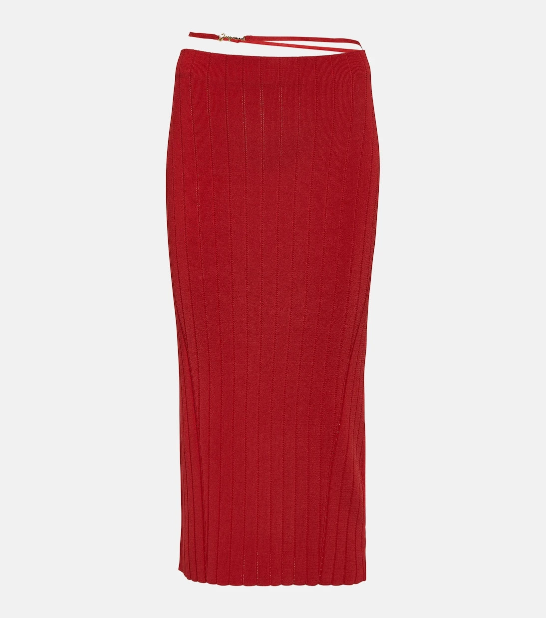Jacquemus - La Jupe Pralu knitted midi skirt