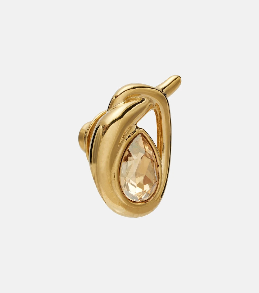 Oscar de la Renta - Looped crystal-embellished earrings