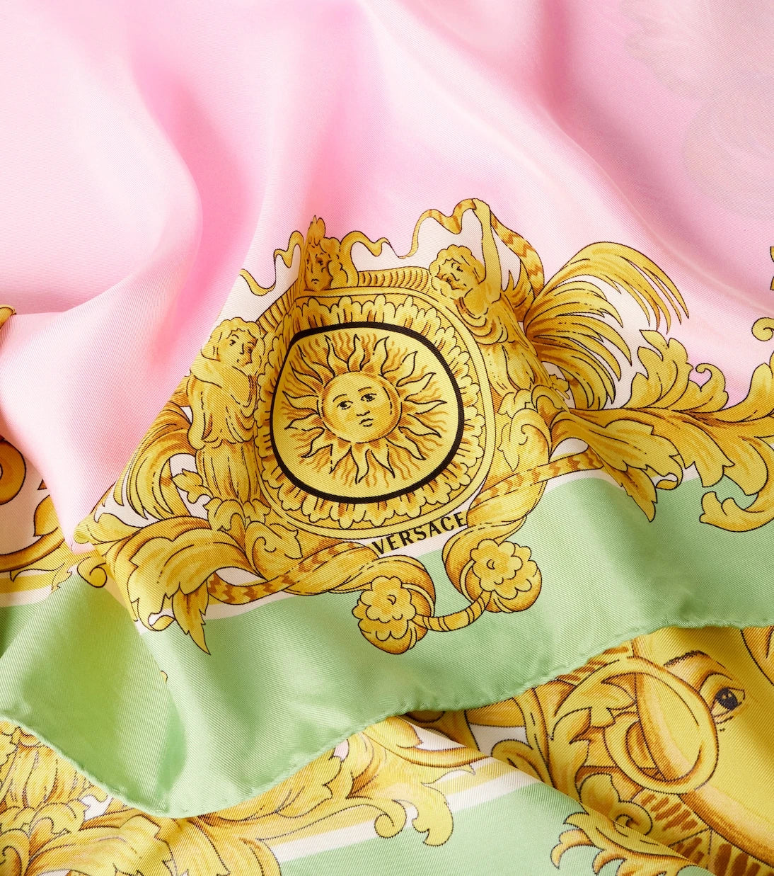 Versace - Printed silk twill scarf