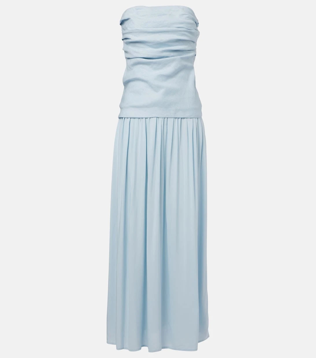 Faithfull - Hedy strapless linen maxi dress