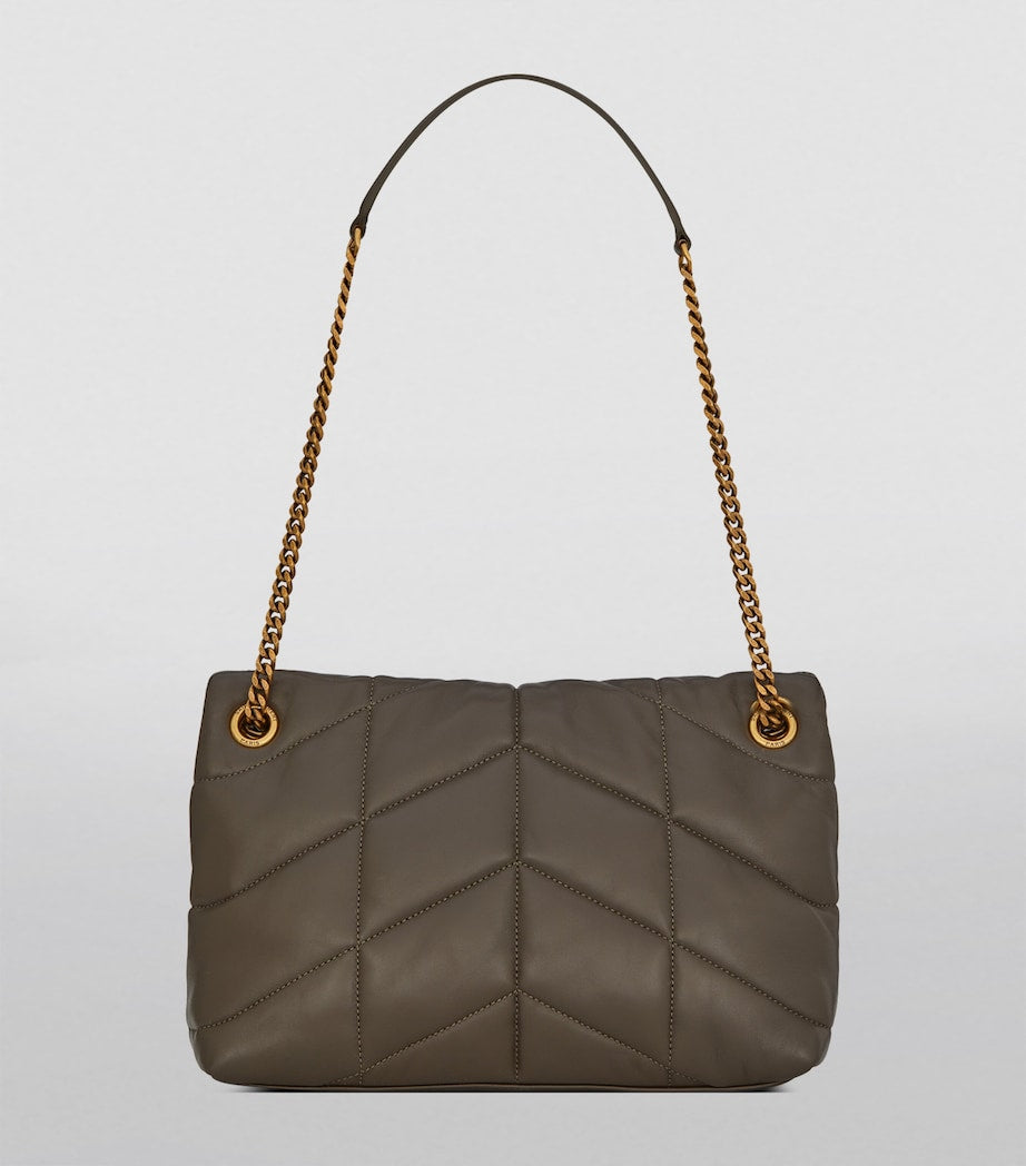 Green Small Loulou Puffer Shoulder Bag