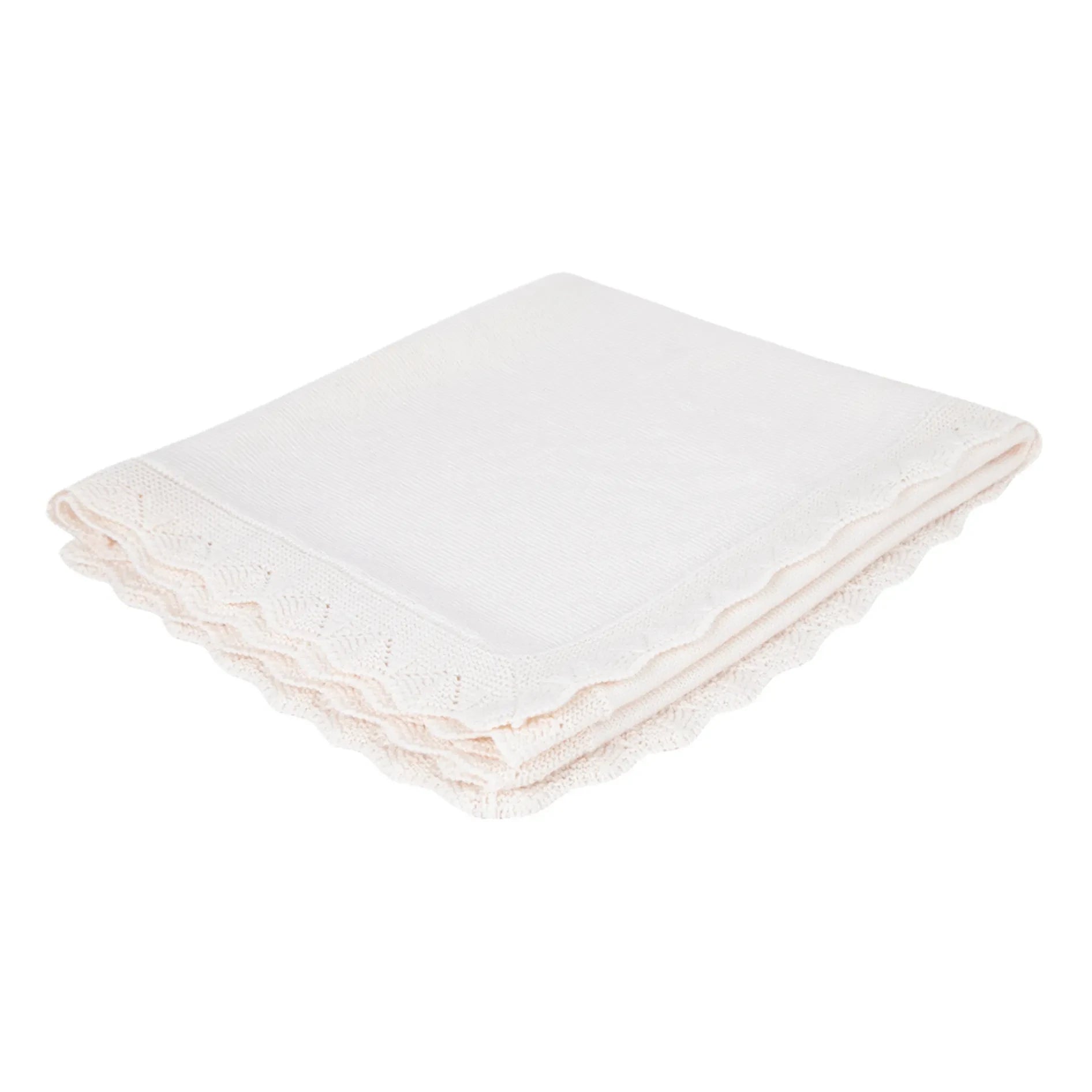 Tartine et Chocolat - Merino Wool Throw | Blanc/Écru