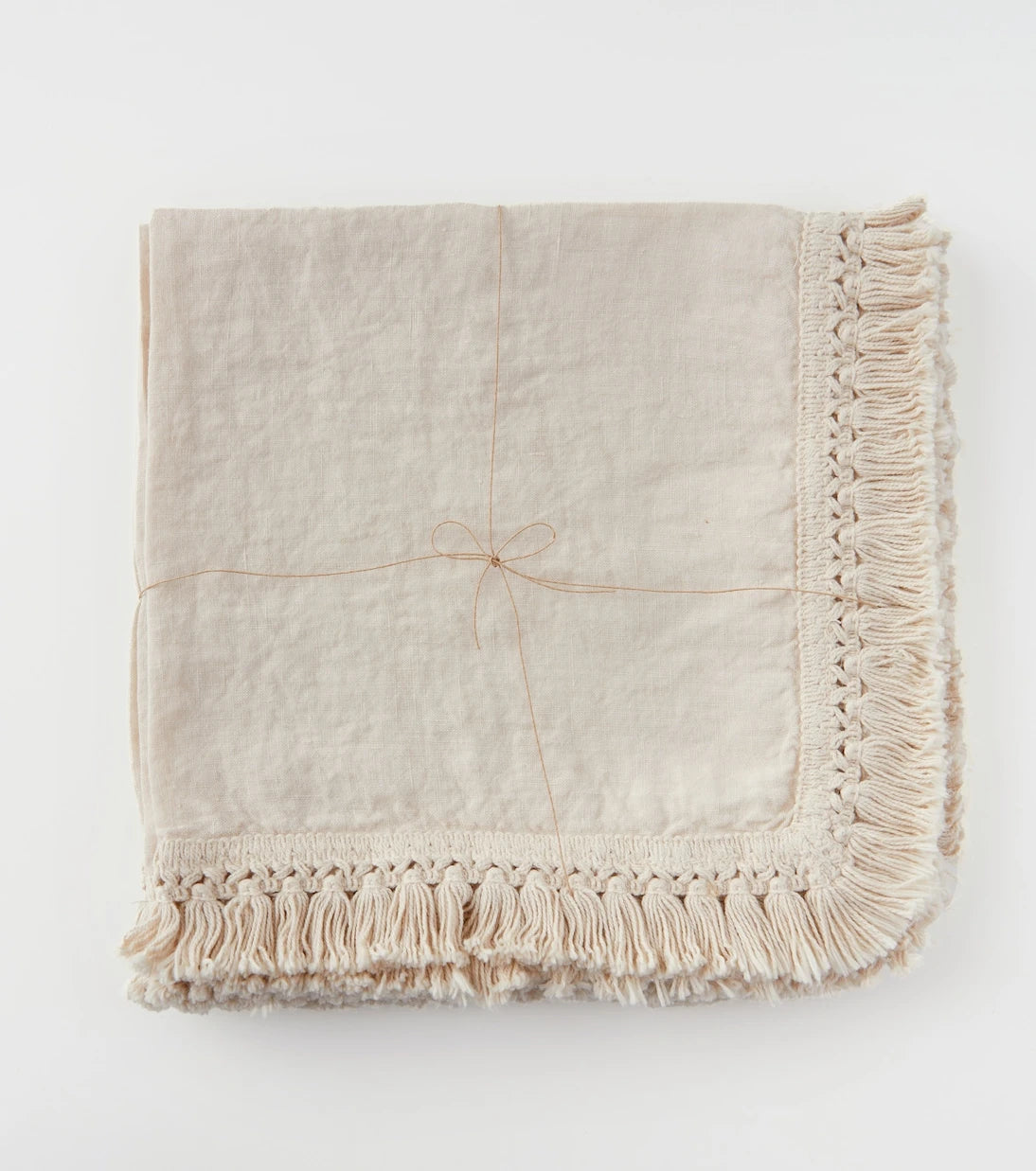 Once Milano - Set of two fringed napkins
