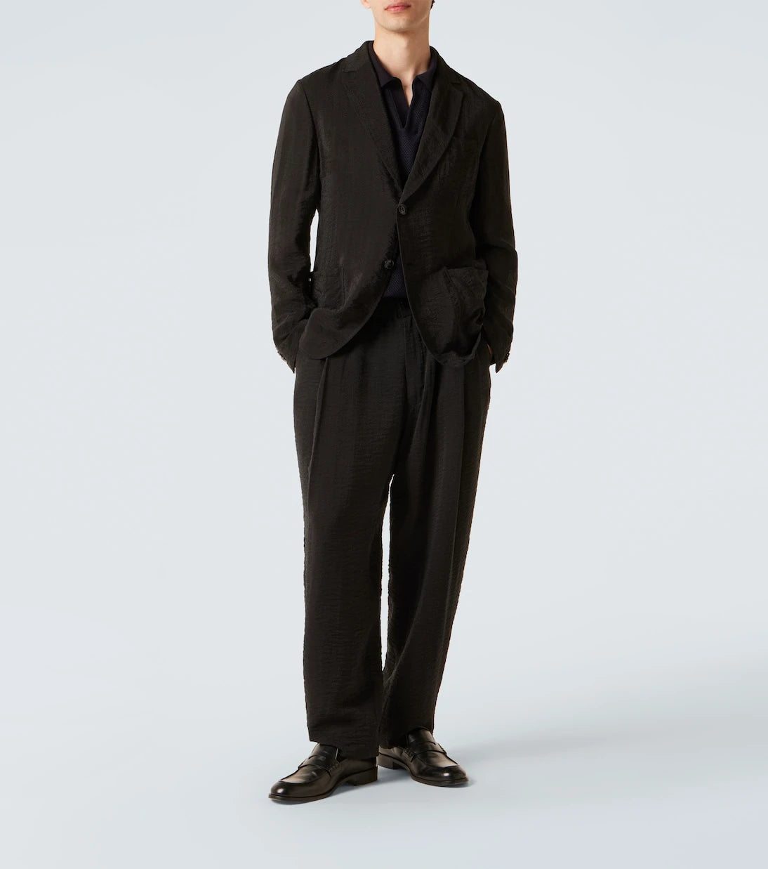 Giorgio Armani - Jacquard straight pants
