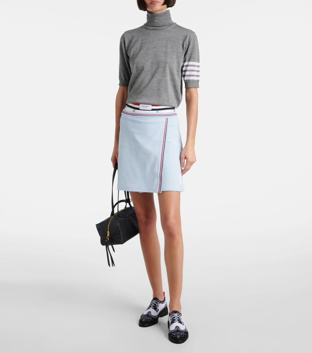 Thom Browne - 4-Bar wool turtleneck sweater
