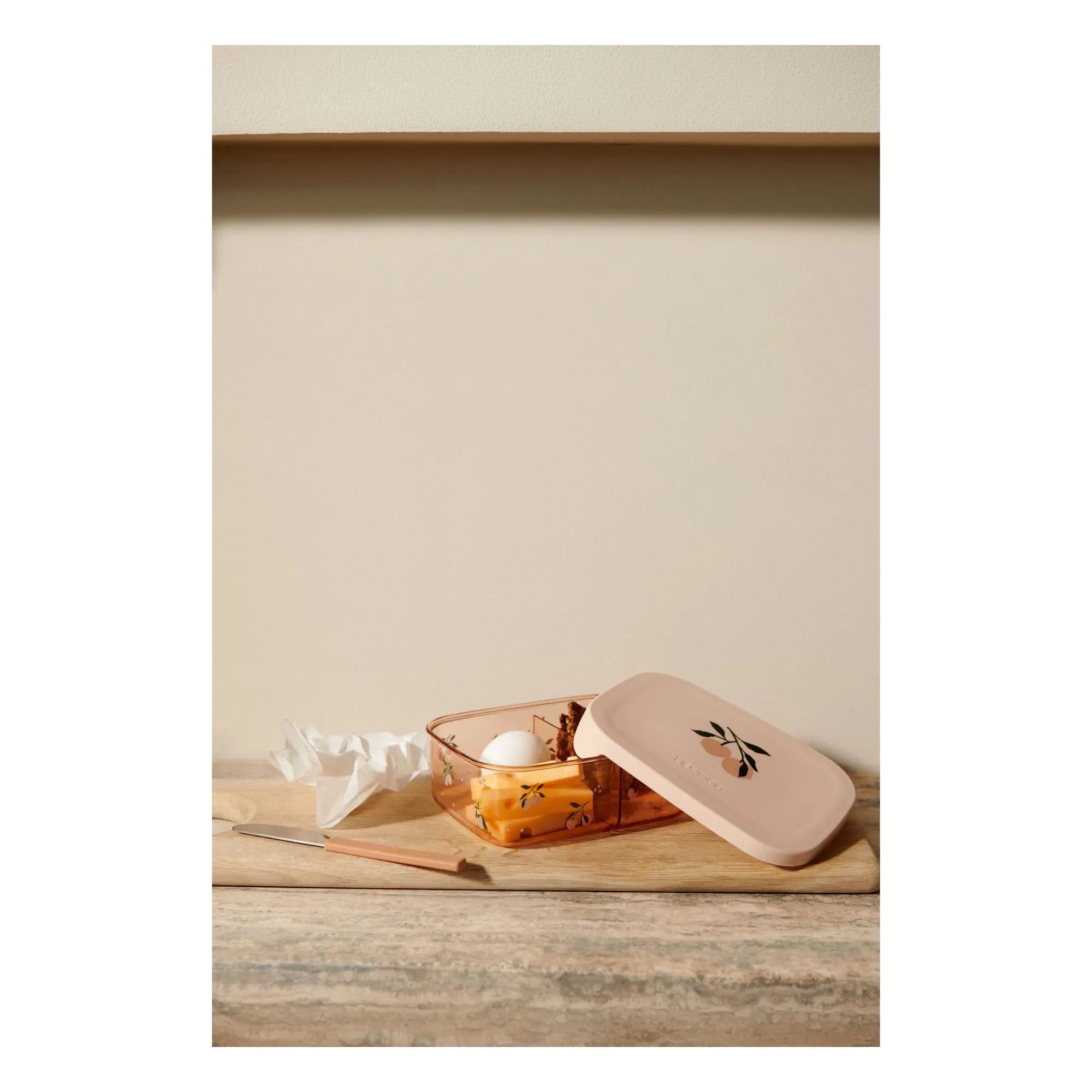 Liewood - Arthur tritan lunch box | Peach/Sea shell