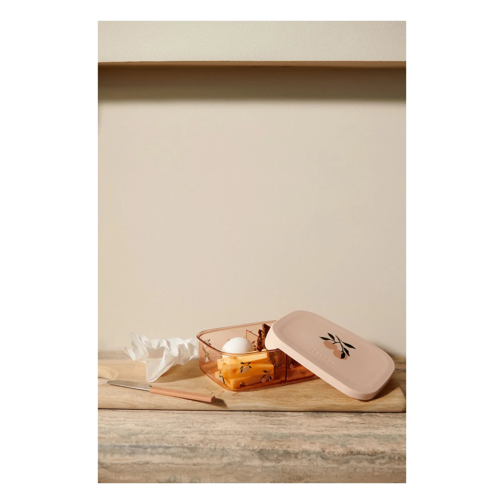 Liewood - Arthur tritan lunch box | Peach/Sea shell