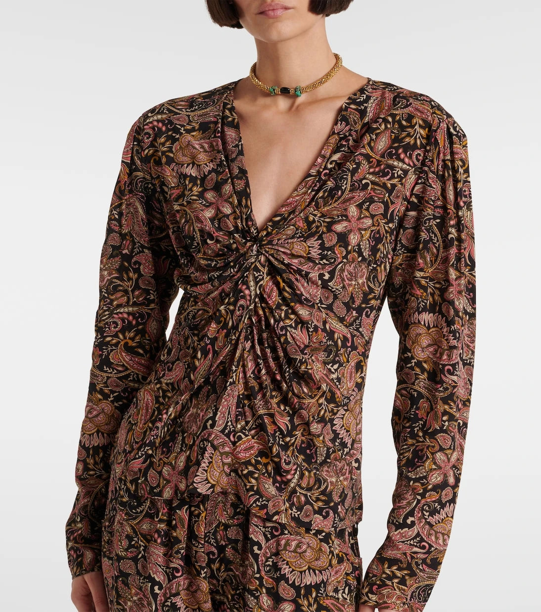 Marant Etoile - Zekia printed top