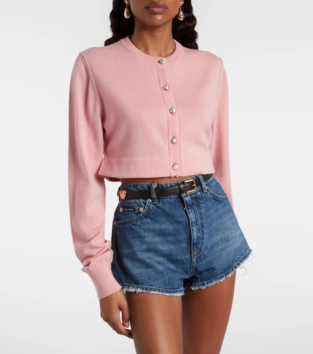 Dolce&Gabbana - Embellished cashmere-blend cardigan