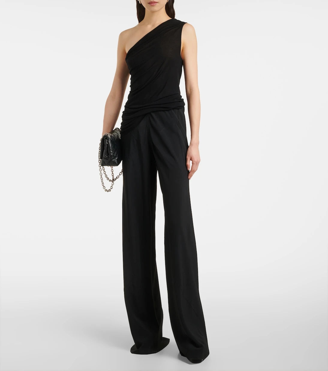 Rick Owens - Athena draped one-shoulder top