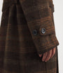 Tartan Belted Coat BROWN