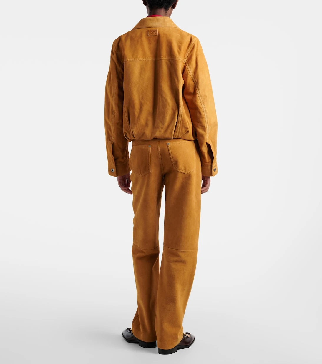 Loewe - Suede straight pants