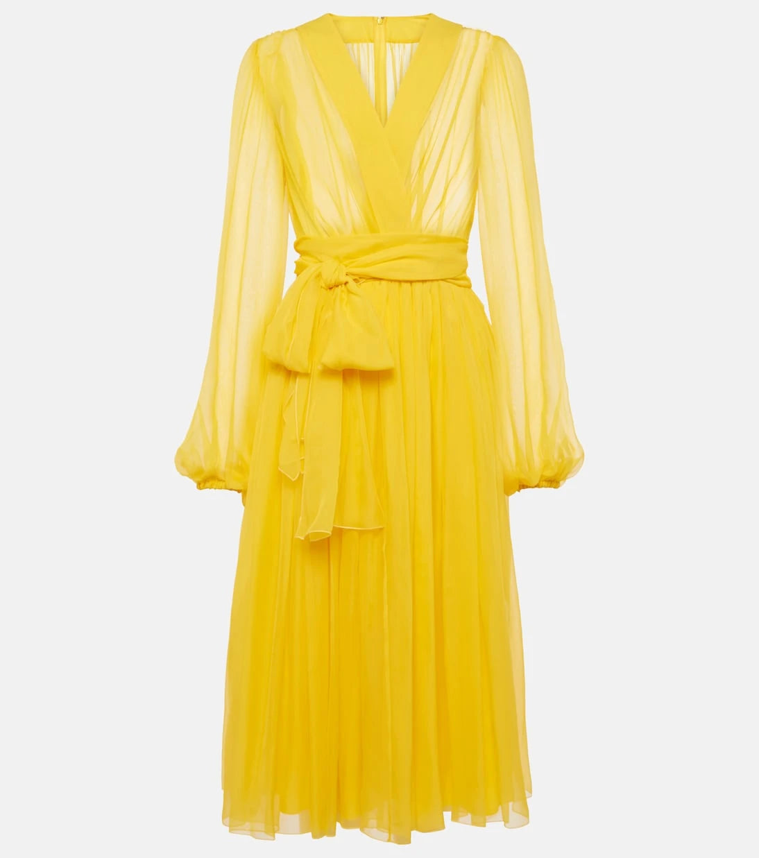 Dolce&Gabbana - Silk chiffon midi dress