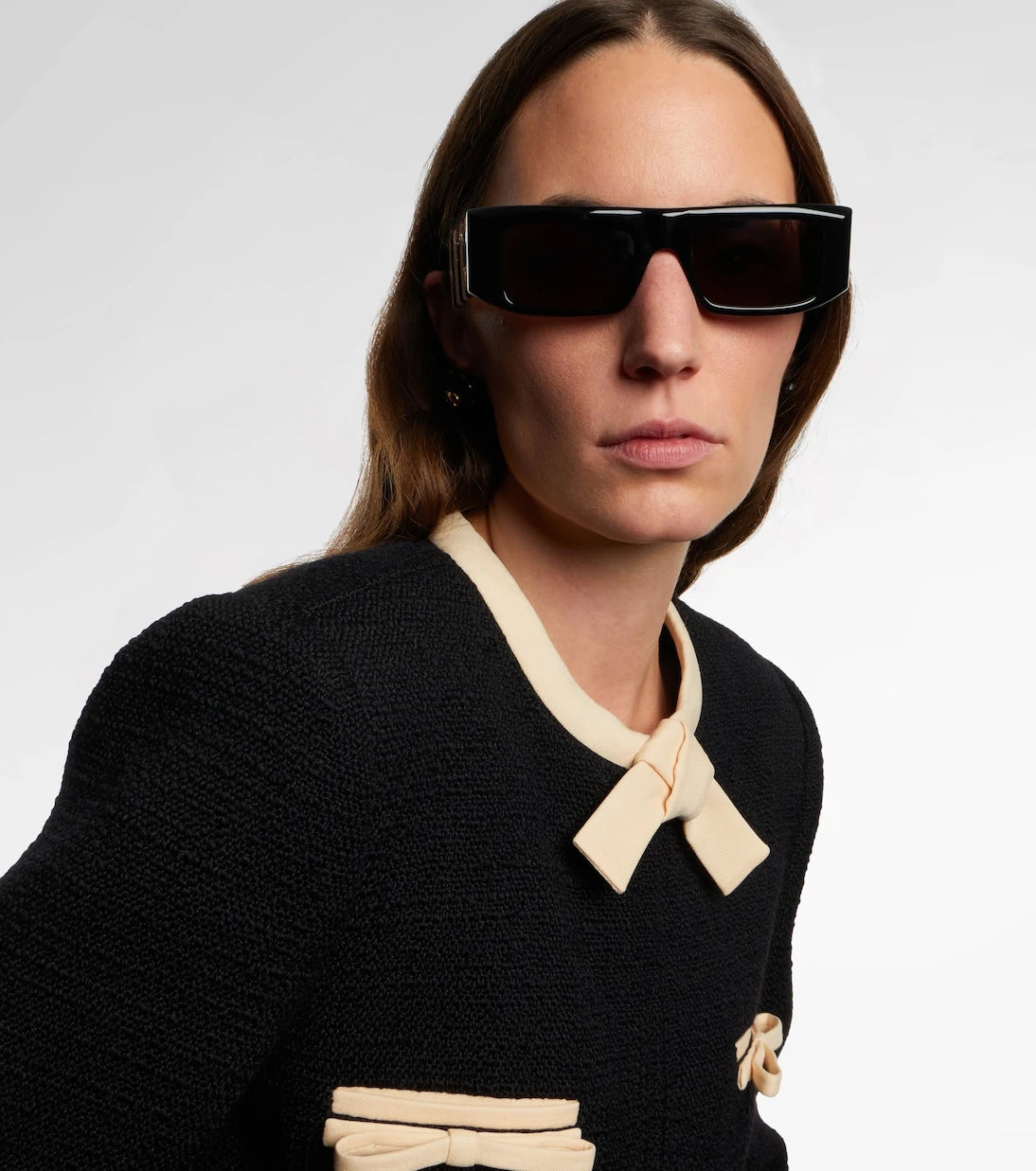 Valentino - Ultra Vintage VLogo flat-top sunglasses
