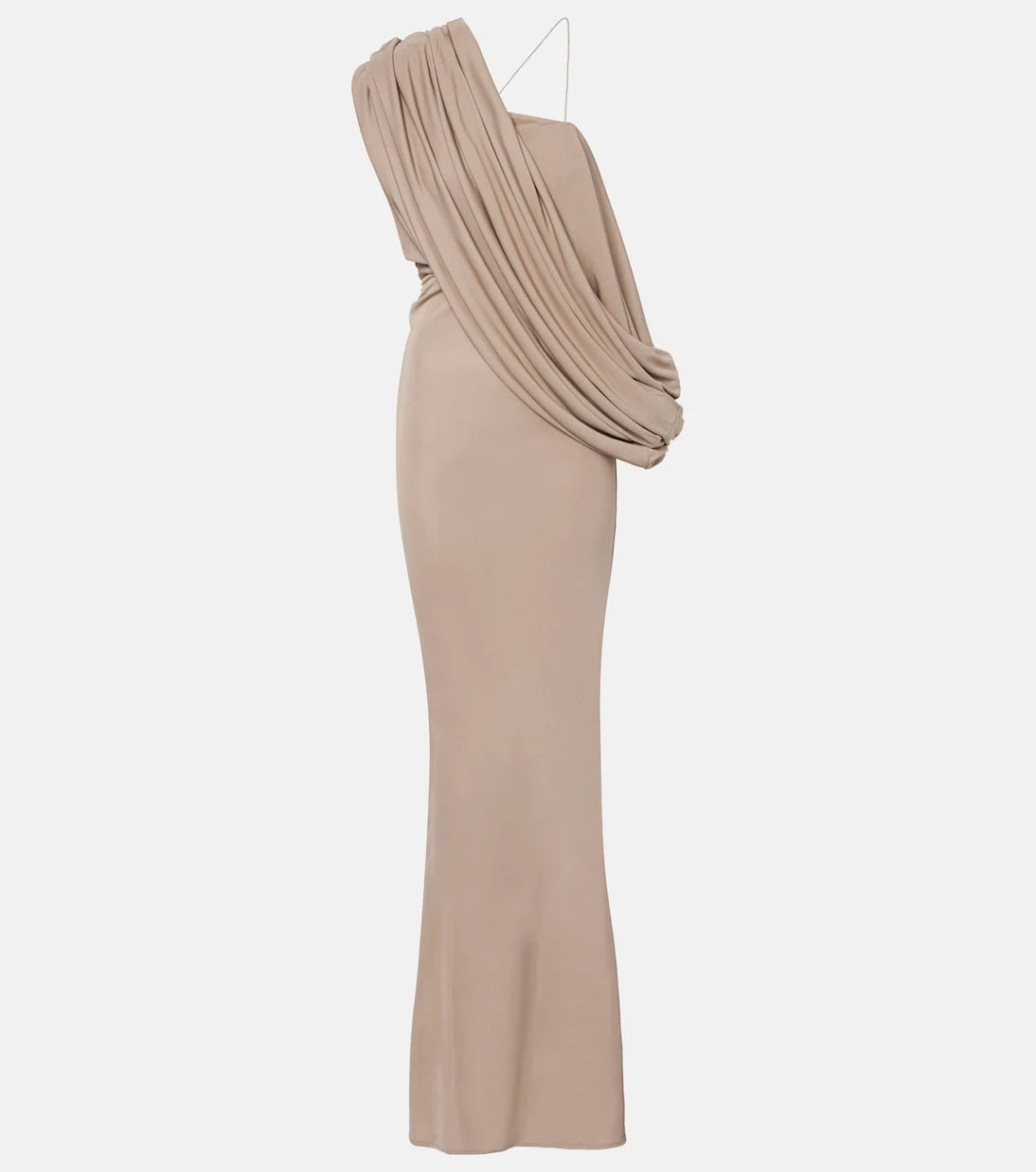 Christopher Esber - Aiba draped one-shoulder jersey gown