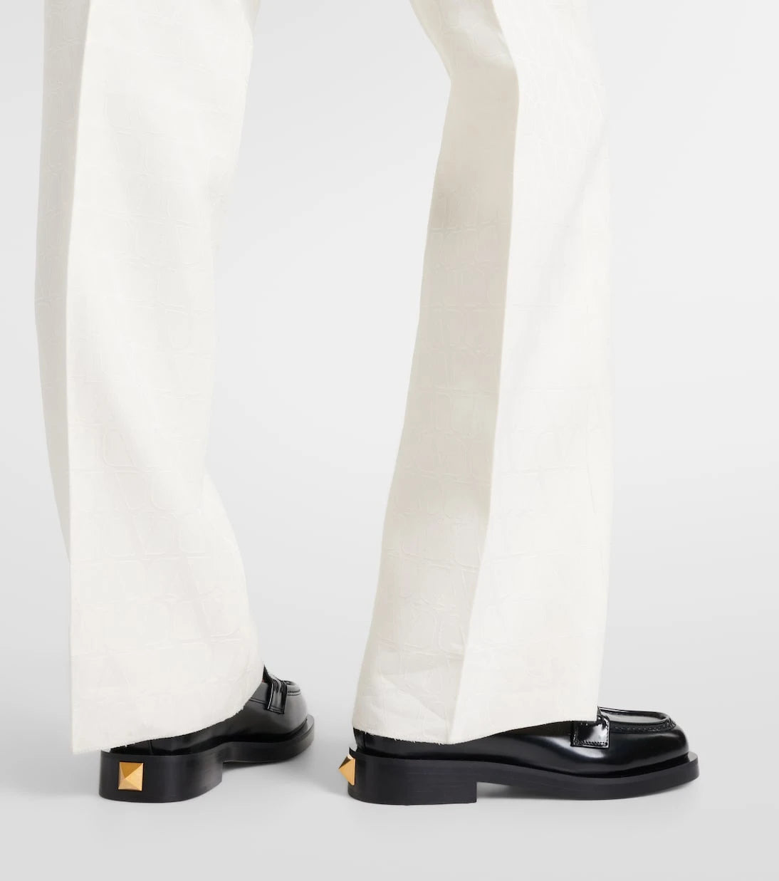 Valentino Garavani - Roman Stud leather loafers