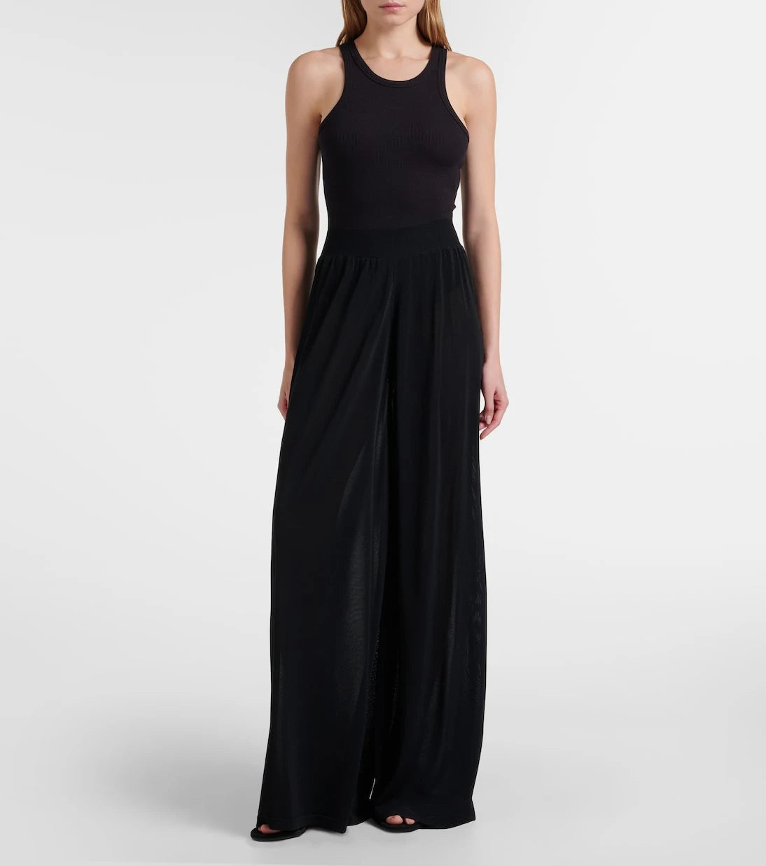 Alaïa - High-rise wide-leg pants