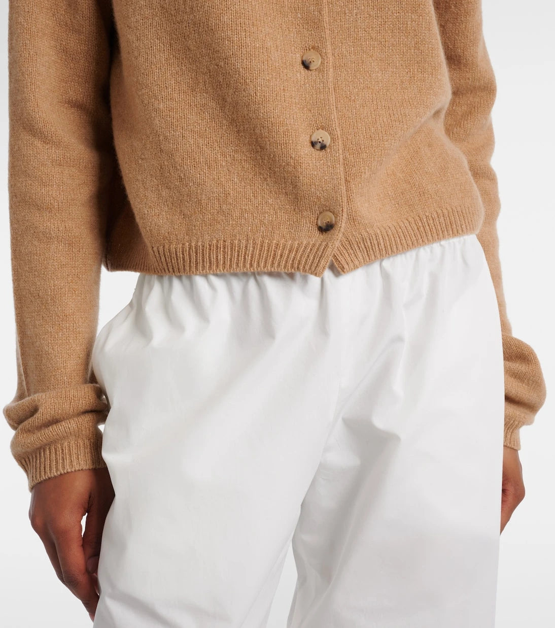 Khaite - Annora wool and cashmere cardigan