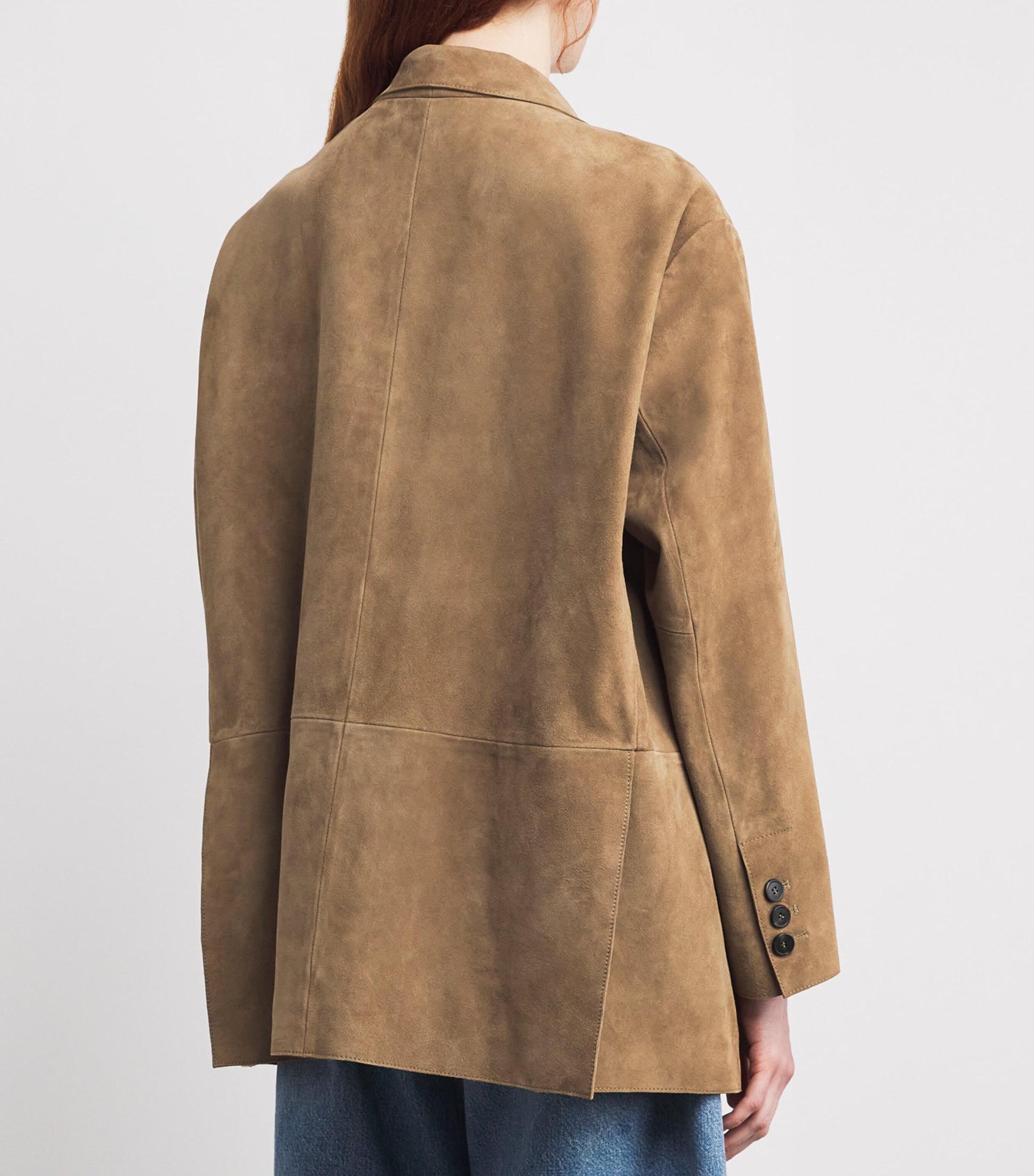 Weekend Max Mara Beige Suede Blazer