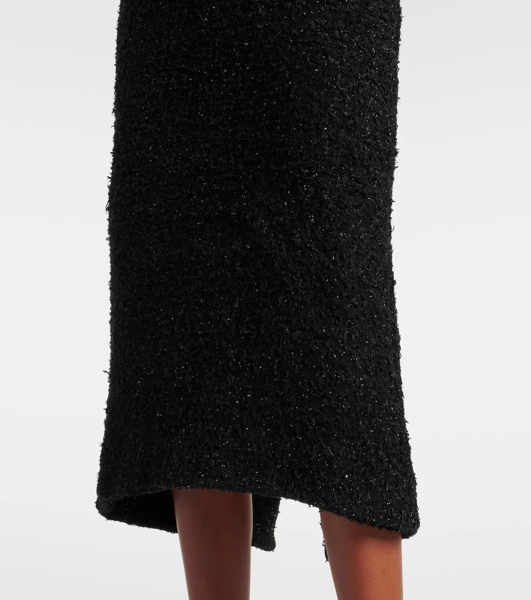 Balenciaga - Cotton-blend tweed midi skirt