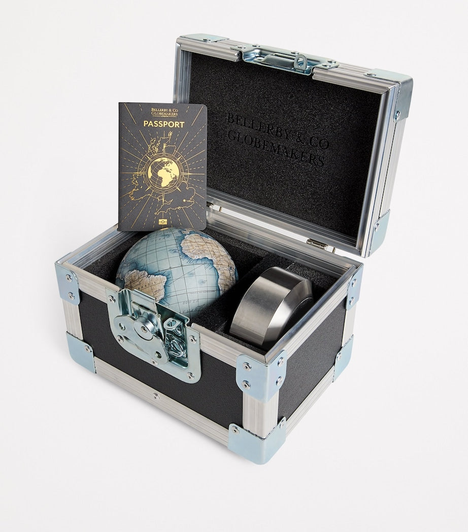 Titanium Prussian Blue Pocket Globe (12cm)