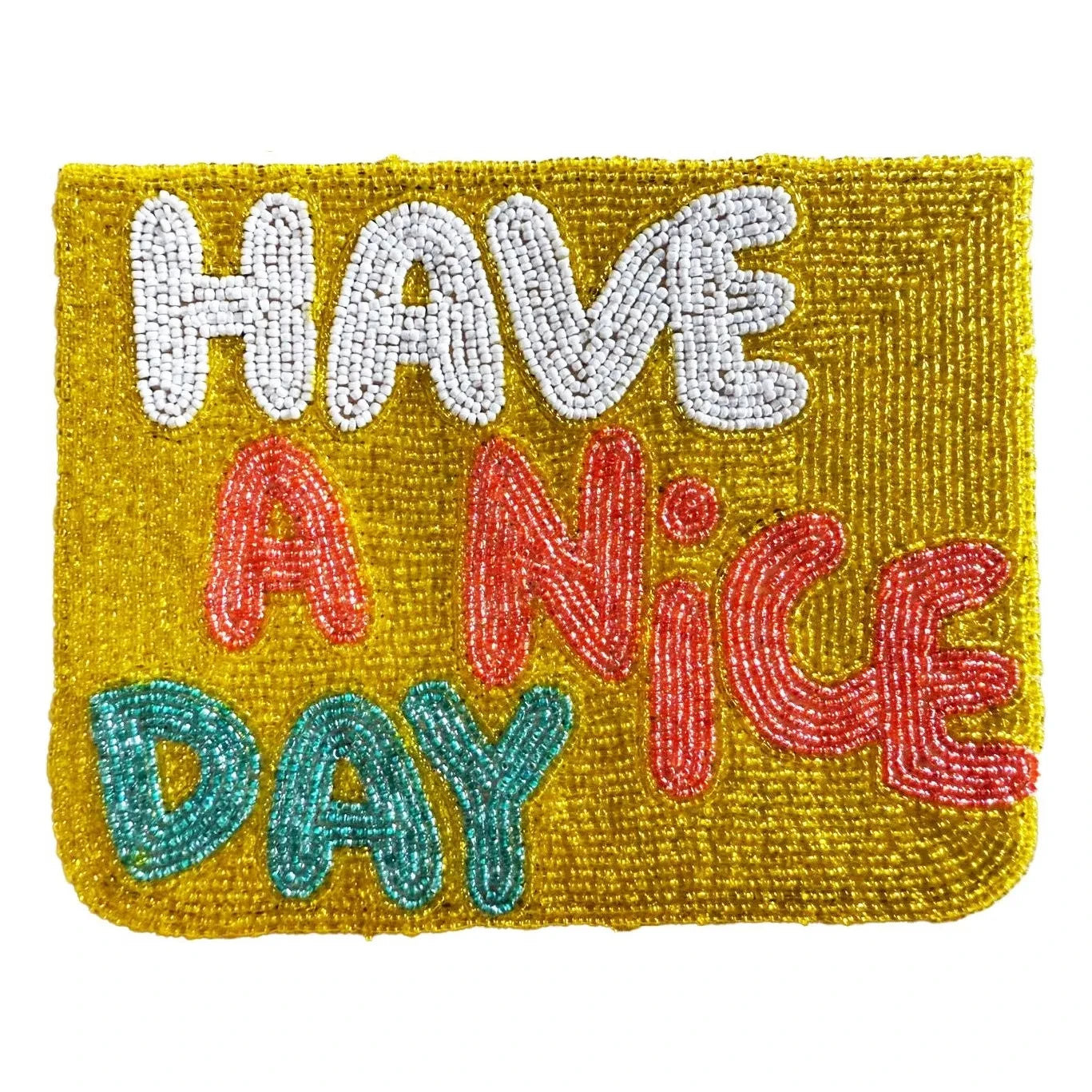 The Jacksons - Have A Nice Day clutch bag | Gold
