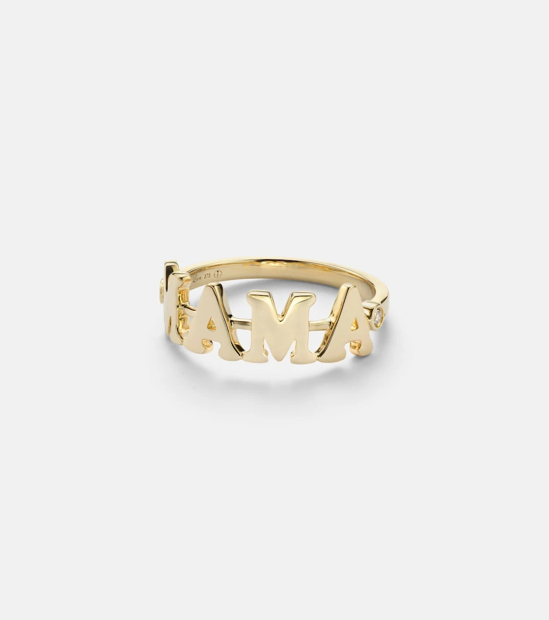 Yvonne Léon - Mama 9kt gold ring with diamonds