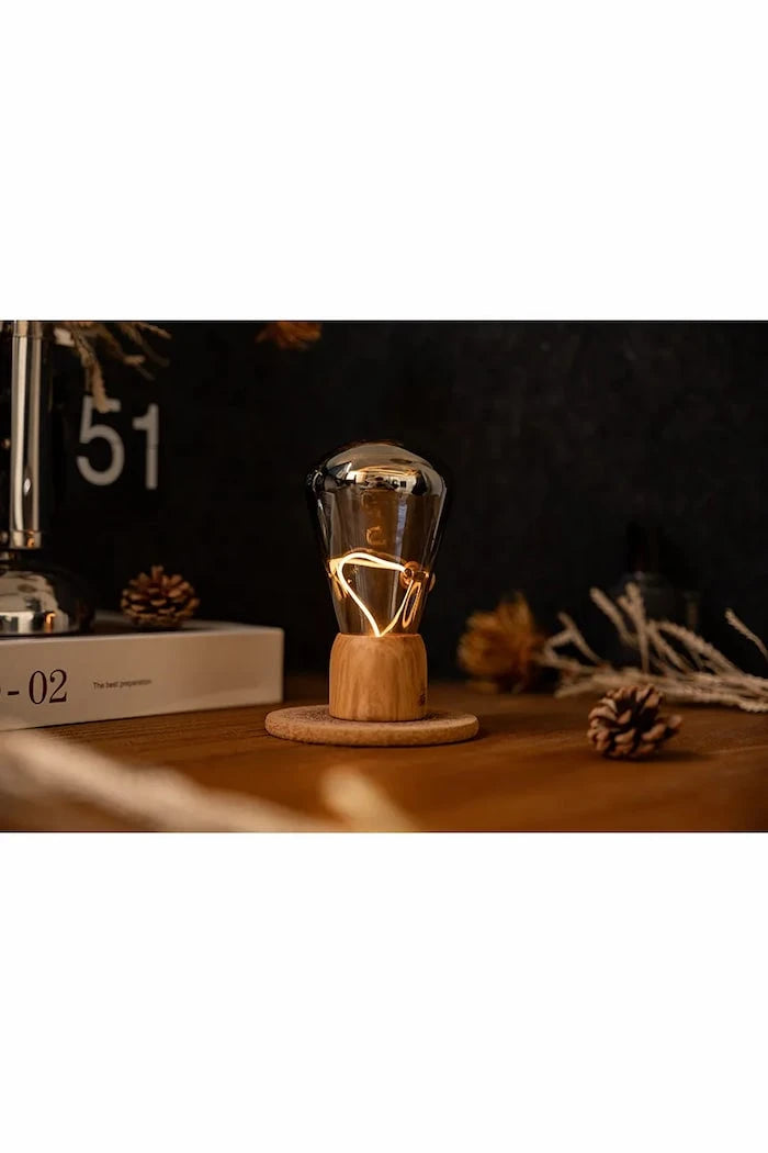 Gingko Design лампа LED от стъкло 6,8 x 6,8 x 12,7 cm