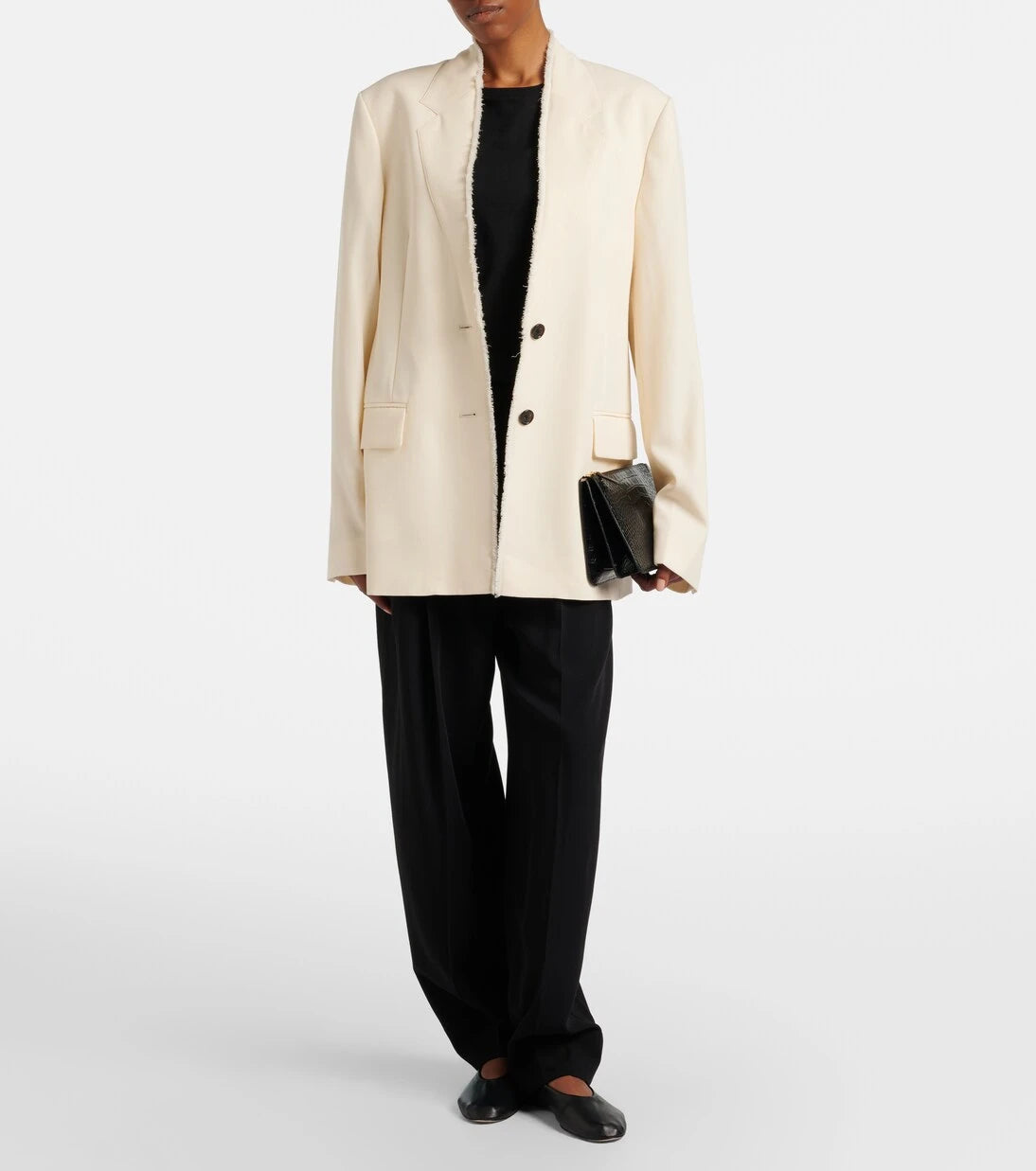 Toteme - Distressed wool blazer