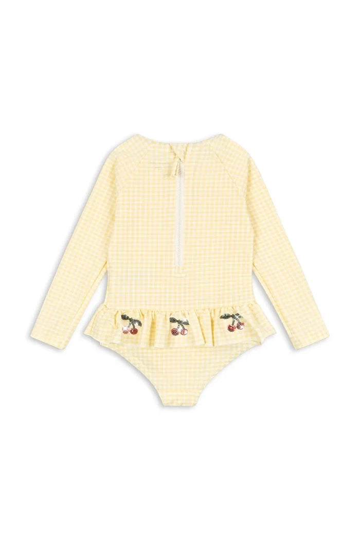 Детски цял бански Konges Sløjd ETTA LS SWIMSUIT